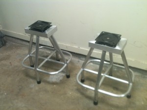 1. Aluminum Stools
